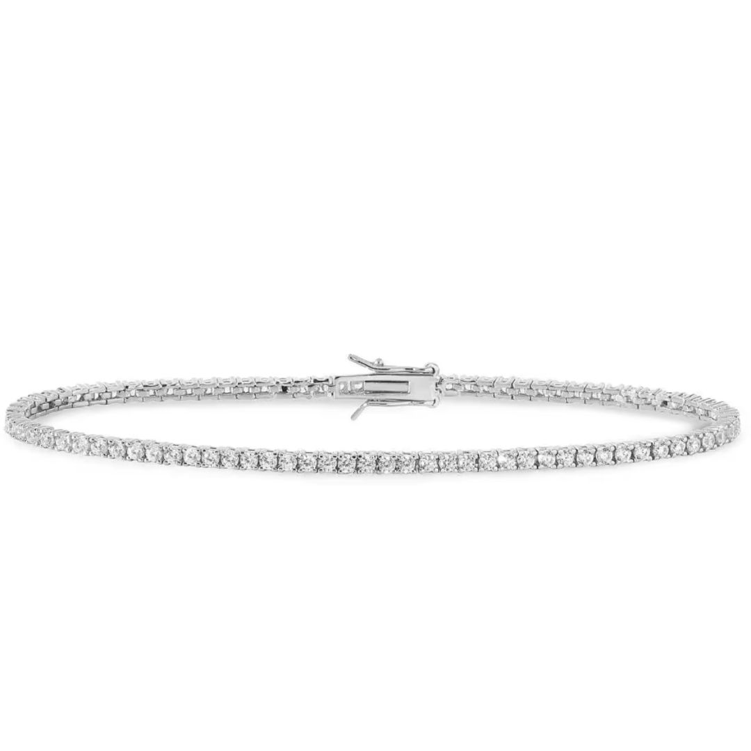 COMETE Bracciale tennis luminoso e minimale