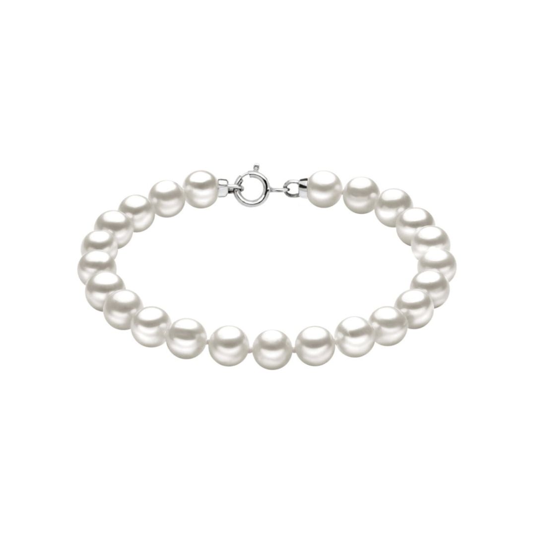 COMETE Bracciale di perle con look essenziale