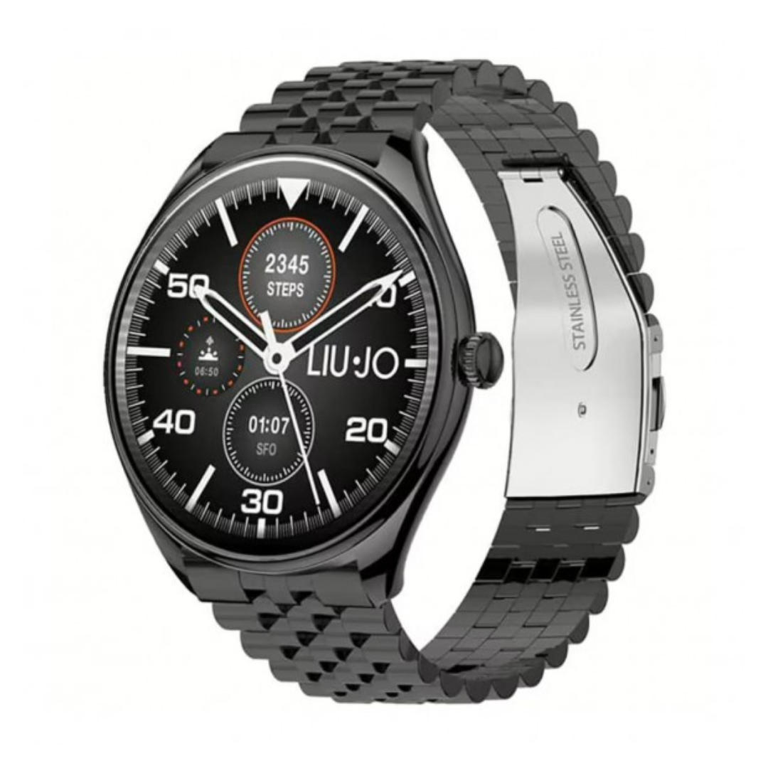 LIU JO Orologio Donna Nero/Argento in Acciaio