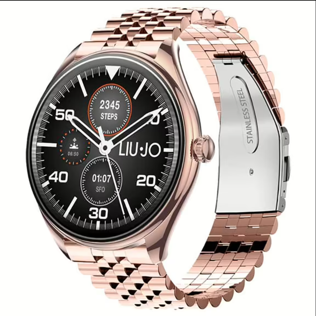 LIU JO Orologio Donna Rose Gold/Nero in Acciaio
