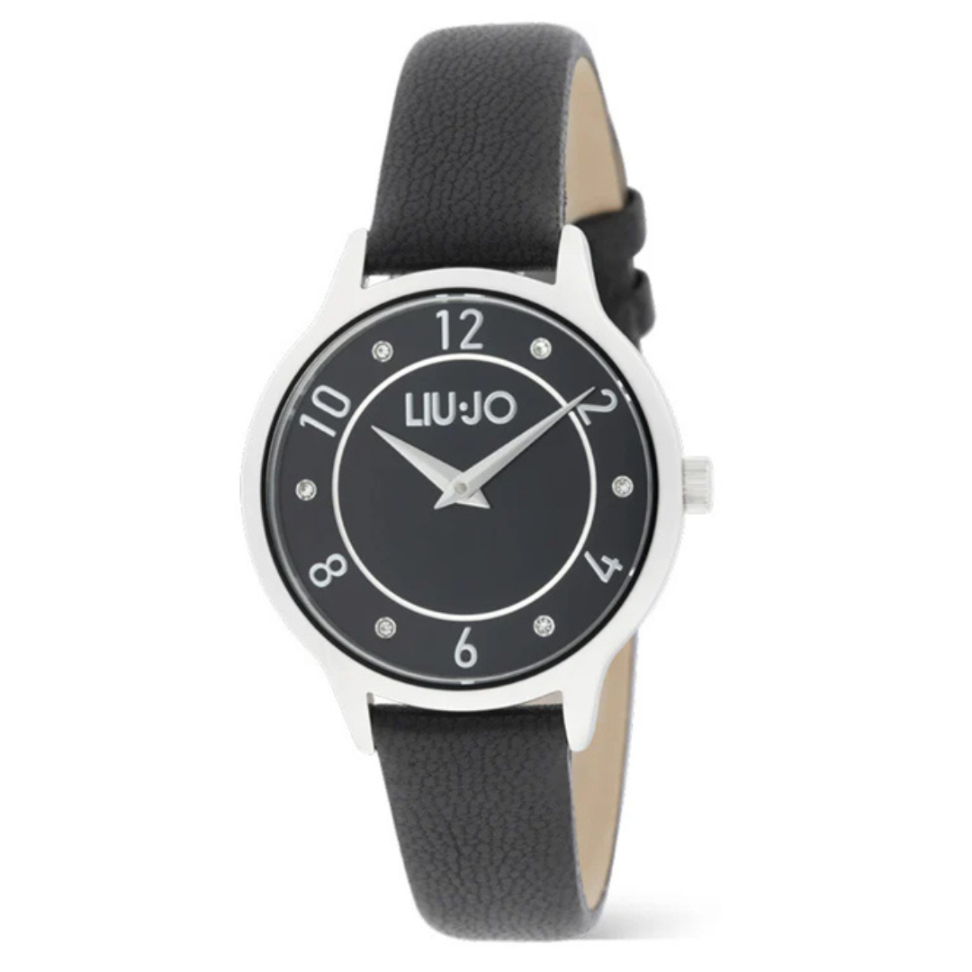 LIU JO Orologio Donna Nero con Cinturino in Silicone