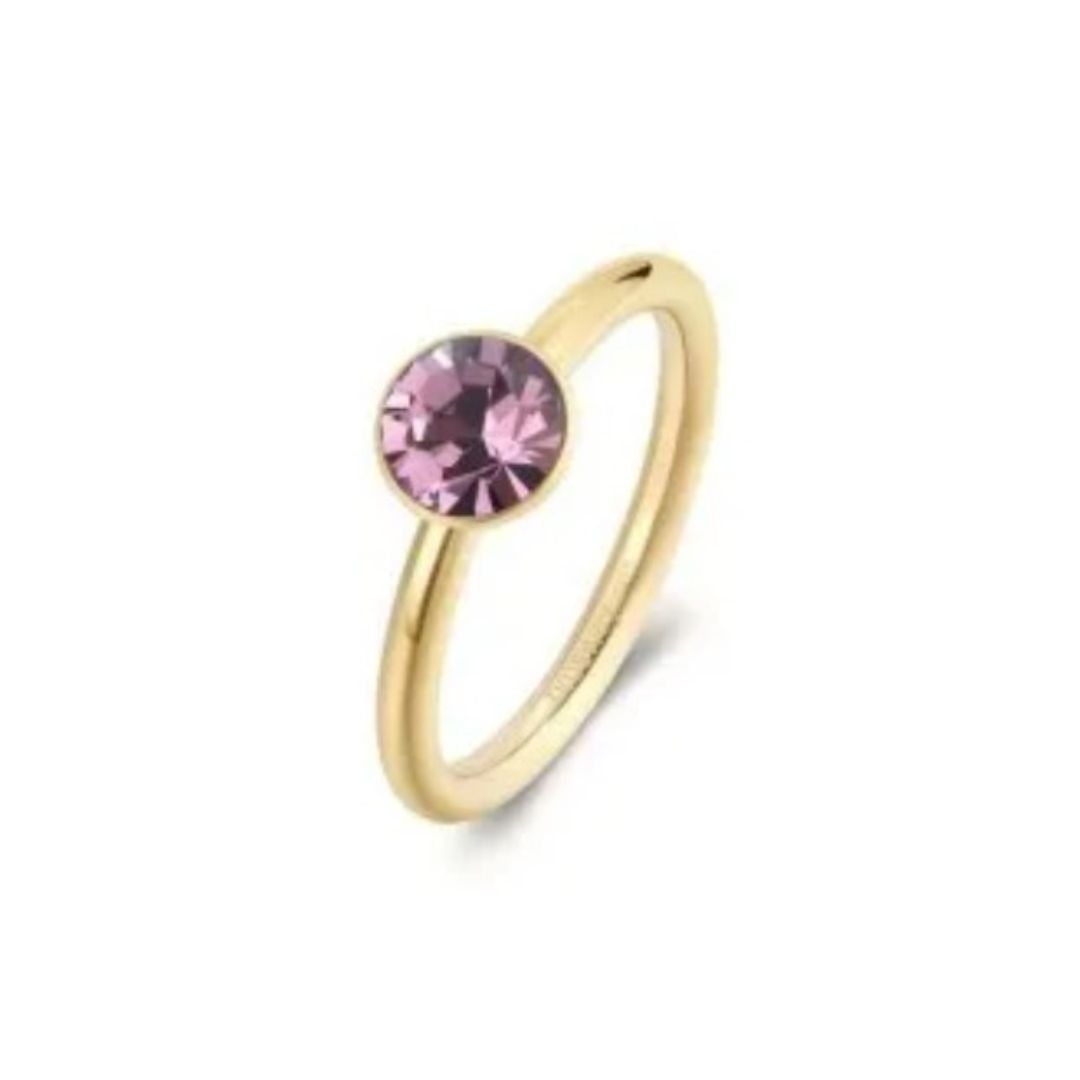 Anello Brosway Symphonia Acciaio 316L Cristalli BYM186C