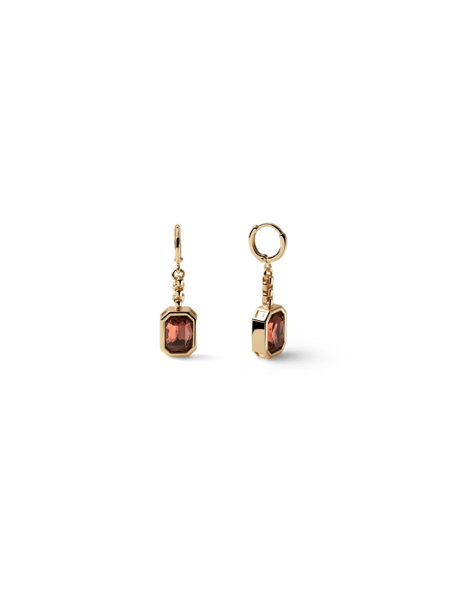 Orecchini Donna Unoaerre Joya cristallo marrone 2837