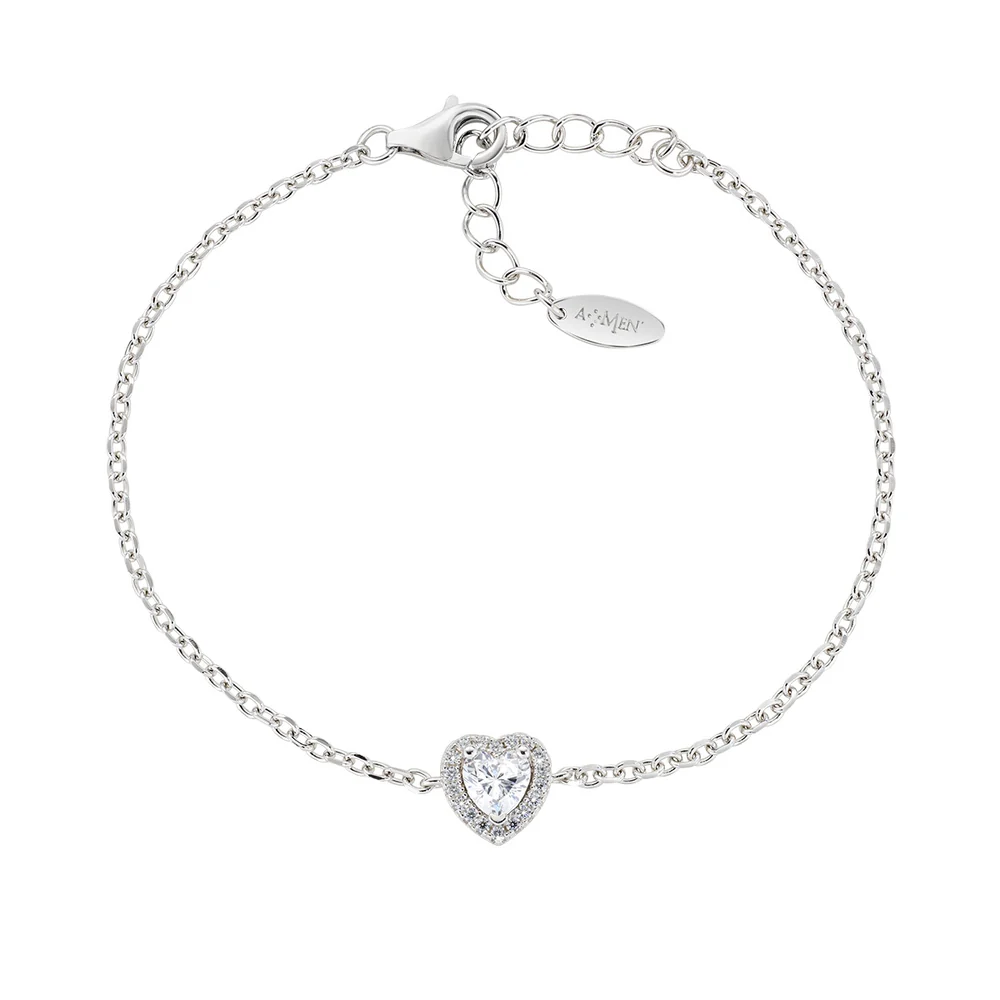 Bracciale Donna Amen Dolce Cuore Bianco BRTCUBBZ