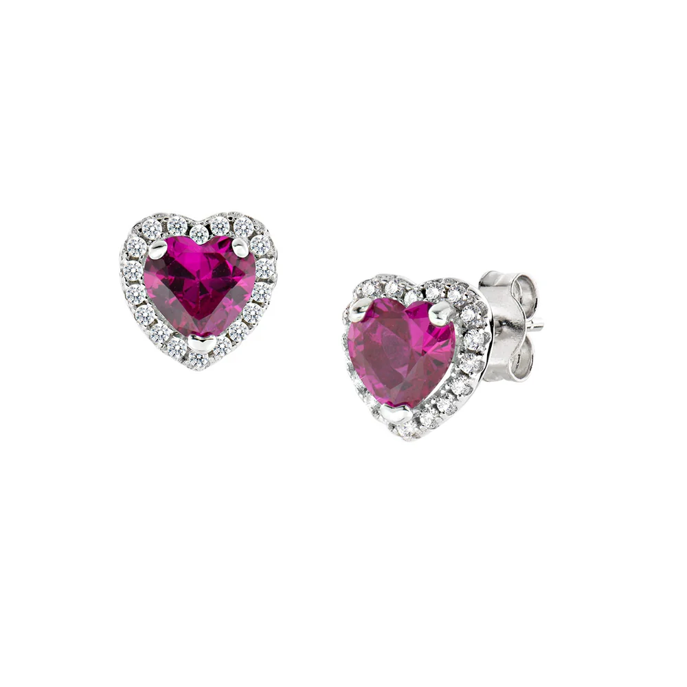 Orecchini Donna Amen Dolce Cuore Rubino ETICUBRZ