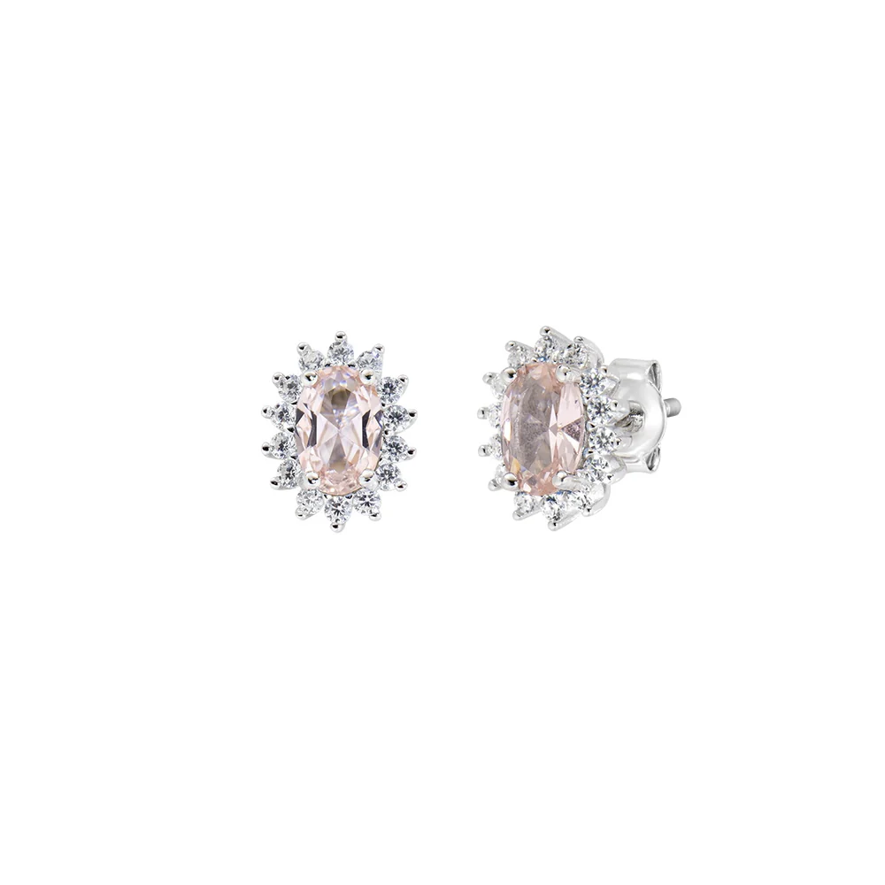 Orecchini Donna Amen Royal Lady Mini con Morganite ORLDPBBMO